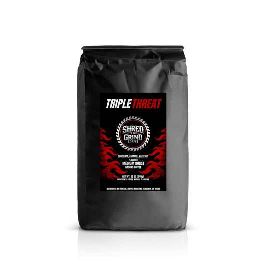 Triple Threat - Chocolate, Caramel, Hazelnut Medium Roast (12oz)
